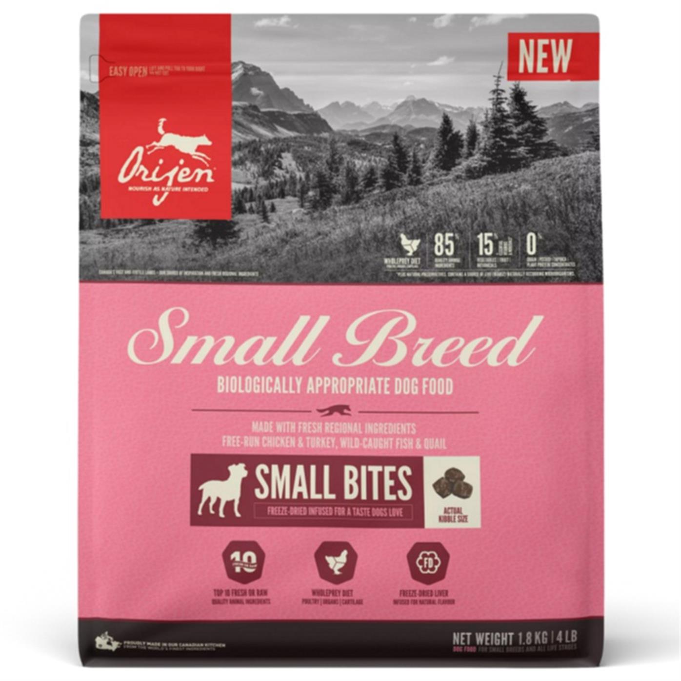 Orijen Small Breed Puppy & Adult Köpek Maması 1.8 Kg