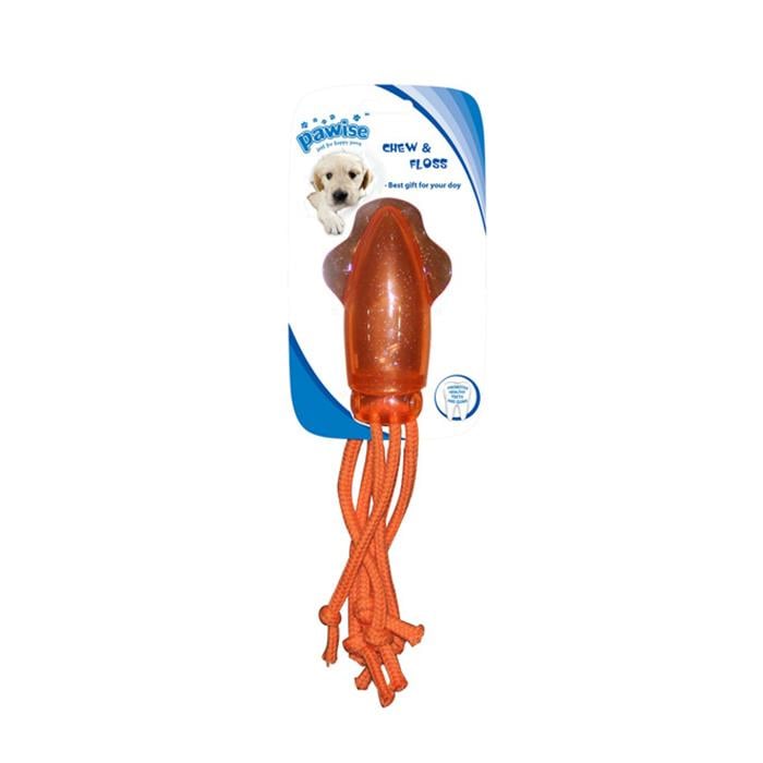 Pawise Mürekkep Balığı İpli Köpek Oyuncağı 14*8*3.5cm