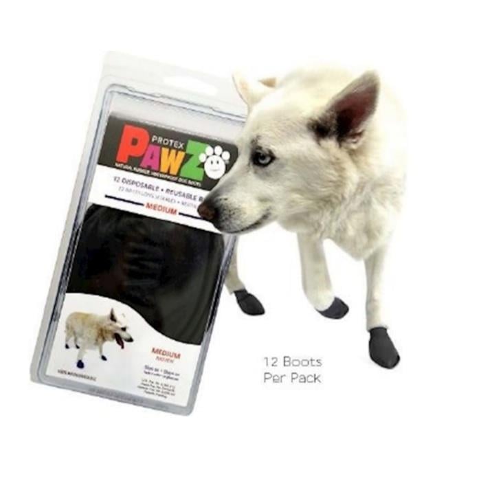 Pawz Siyah Medium Köpek Galoşu