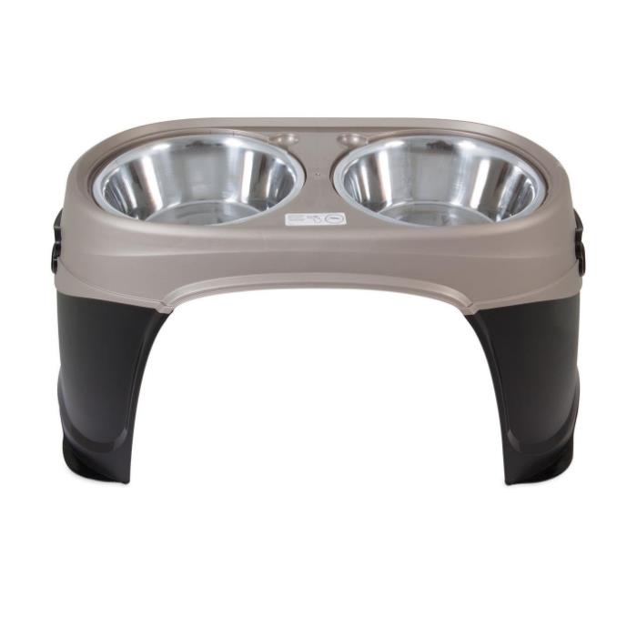 Petmate Easy Reach Yükseltilmiş Mama Su Kabı XL Boy (2 x 3lt)