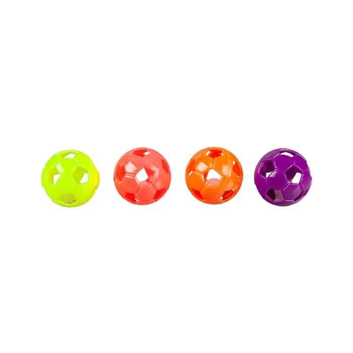 Polo Plastik Delikli Top Kedi Oyuncağı 4cm