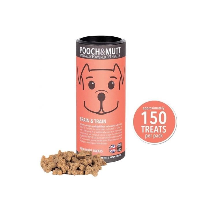 Pooch&Mutt Brain Train Zeka Geliştirici Köpek Ödülü 125gr