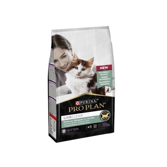 Pro Plan LiveClear Kitten Hindili 1.4 Kg Yavru Kuru Kedi Maması