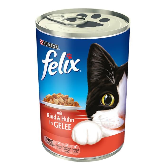 Purina Felix Sığır Etli Ve Tavuk Etli Kedi Konservesi 400gr