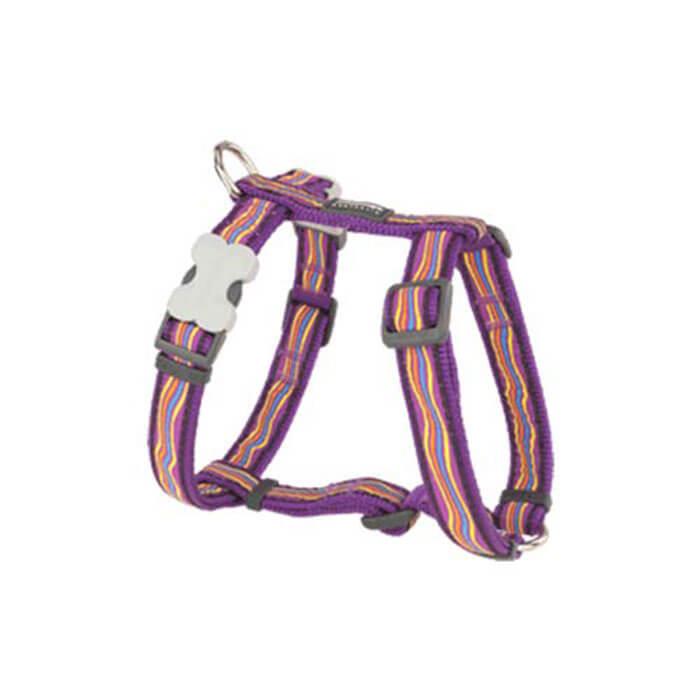 Reddingo Dreamstream Desenli Mor Köpek Göğüs Tasması 25mm