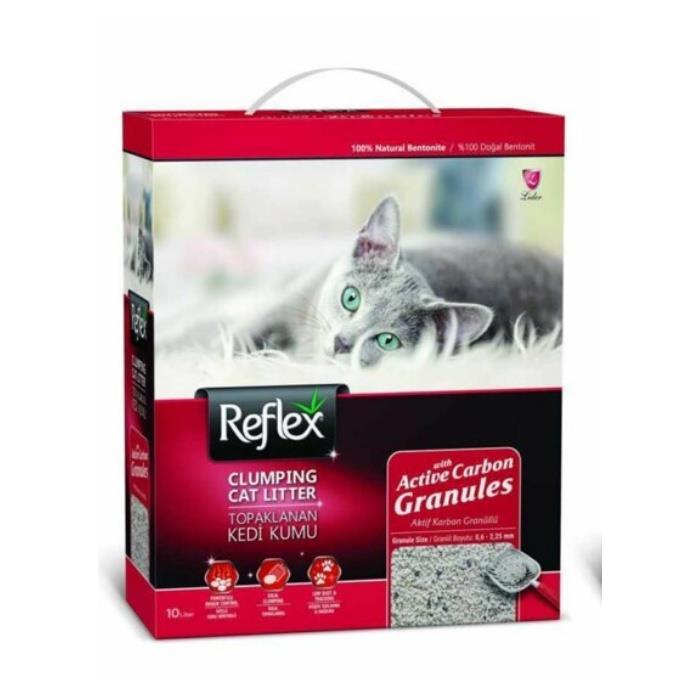 Reflex Active Carbon Granules Topaklanan Kedi Kumu 10L