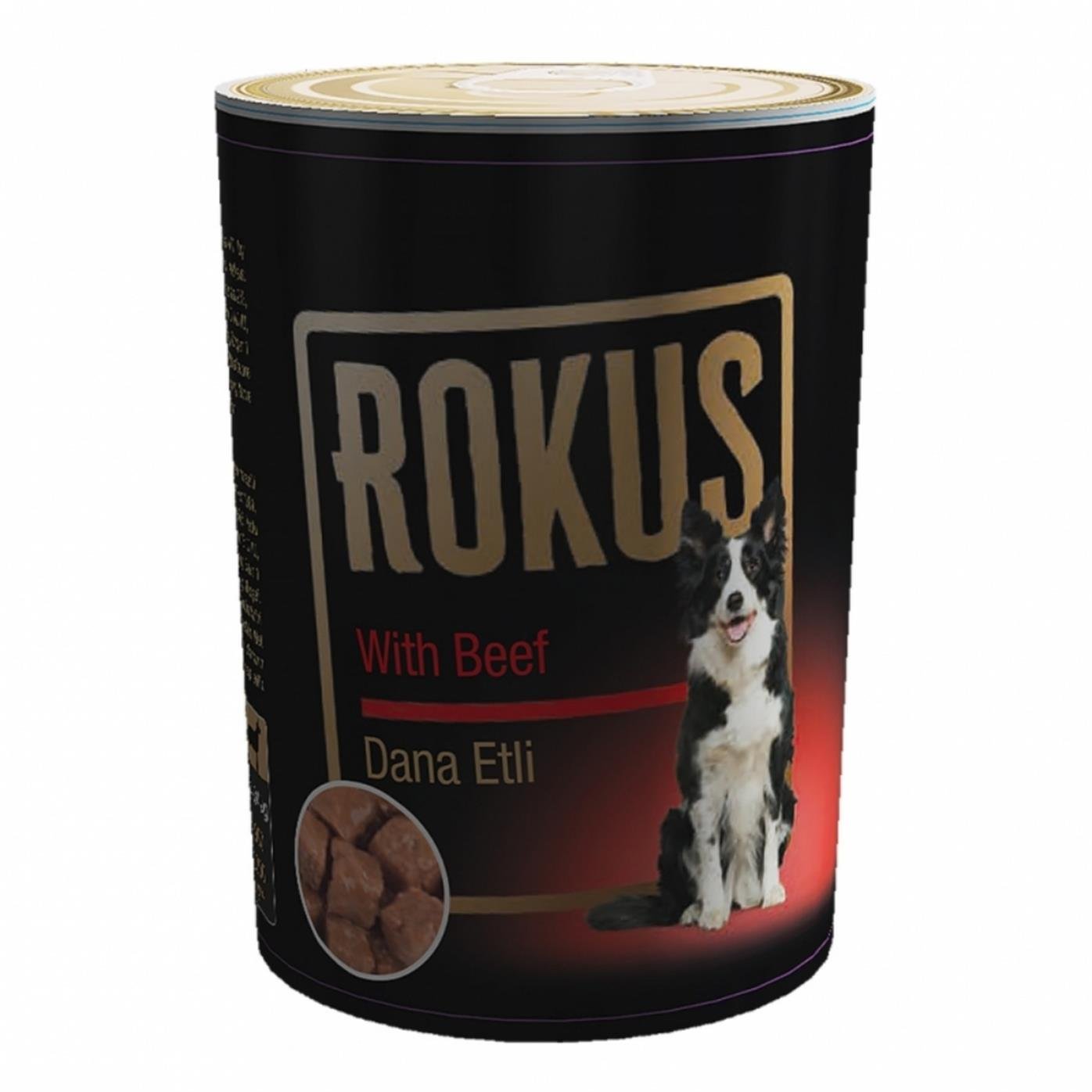 Rokus Dana Etli Köpek Konservesi 410 g.