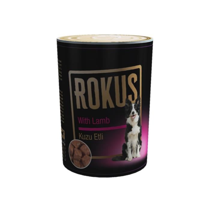 Rokus Kuzu Etli Köpek Konservesi 410 g.