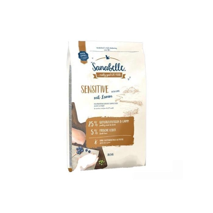 Sanabelle Sensitive Kuzu Etli 10 Kg Kuru Kedi Maması