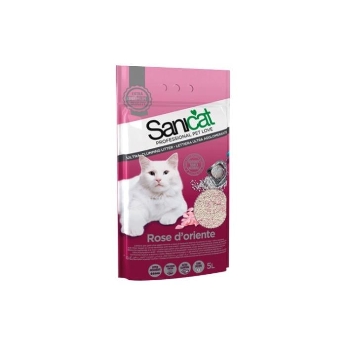 Sanicat Rose Dorien Tapaklaşan Kedi Kumu 5L