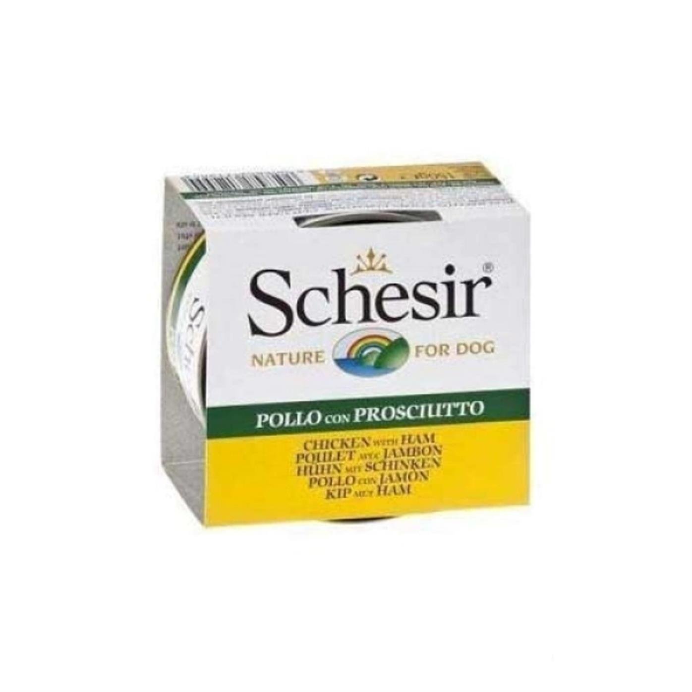 Schesir Domuzlu Tavuk Filetolu Köpek Yaş Maması 150gr