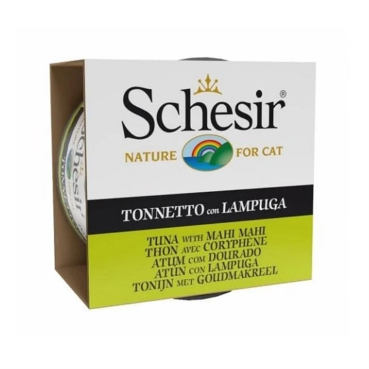Schesir Ton Balığı ve Lambukalı Mahi Mahi Kedi Konservesi 85gr