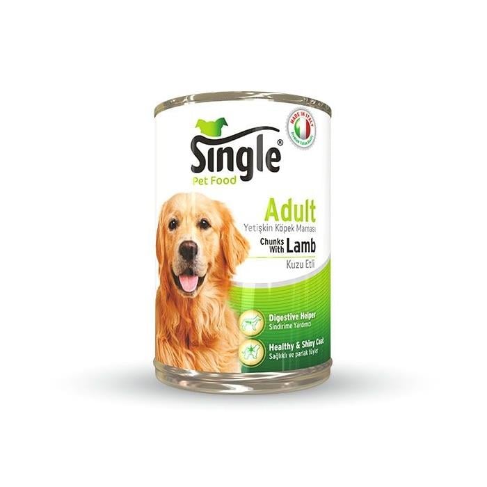 Single Kuzu Etli Köpek Konservesi 415gr