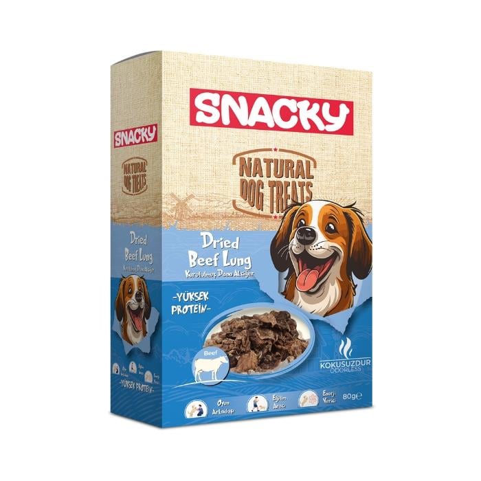 Snacky Kurutulmuş Dana Akciğer 80gr