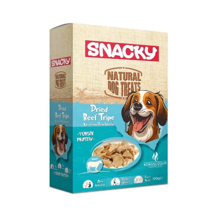 Snacky Kurutulmuş Dana İşkembe 100gr