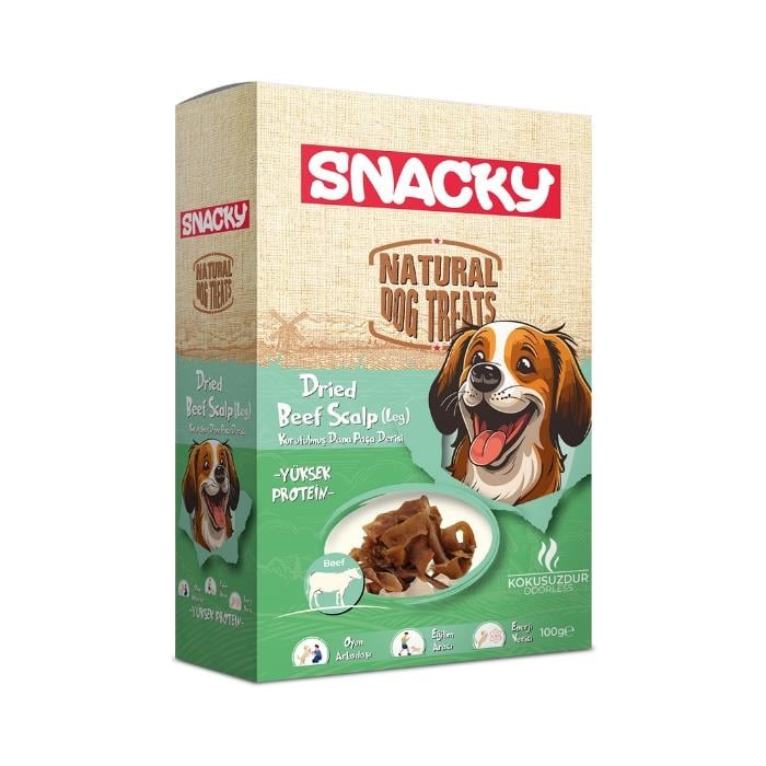 Snacky Kurutulmuş Dana Paça Derisi 100gr