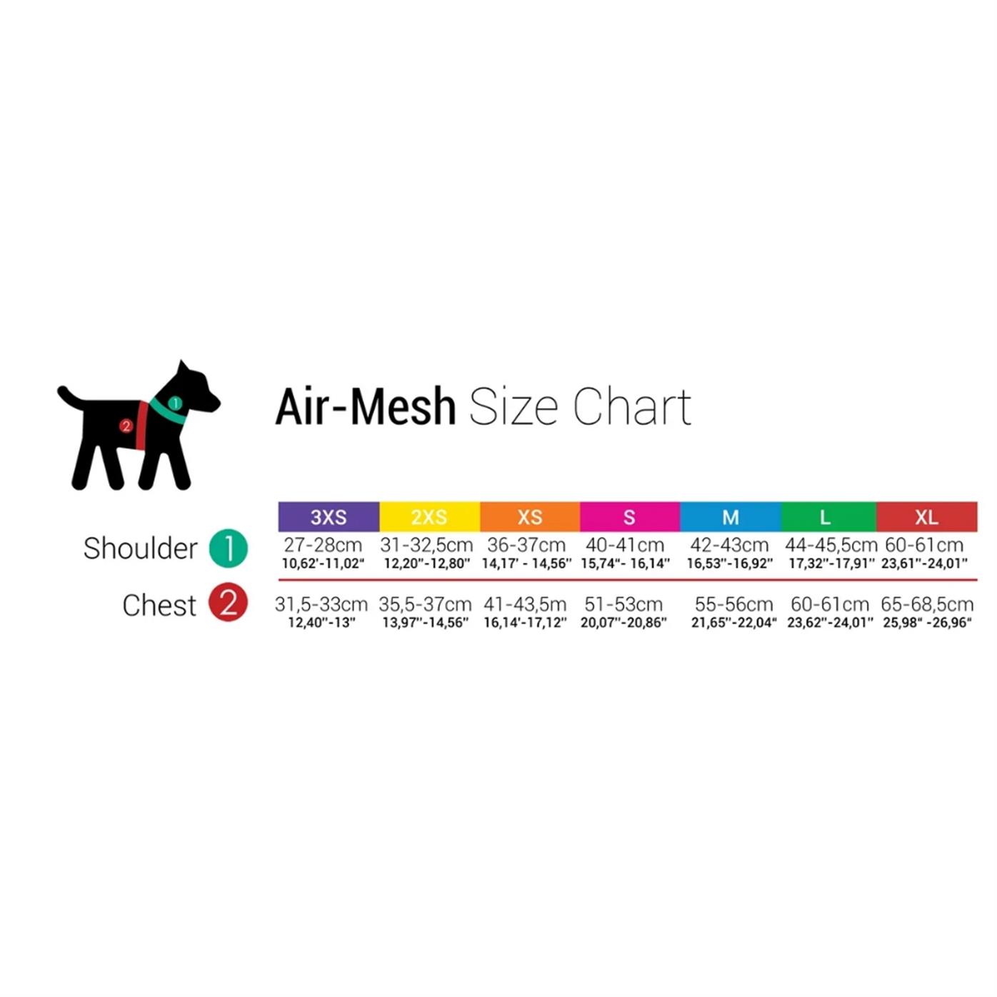 TailPetz Airmesh Sax Köpek Göğüs Tasması XS