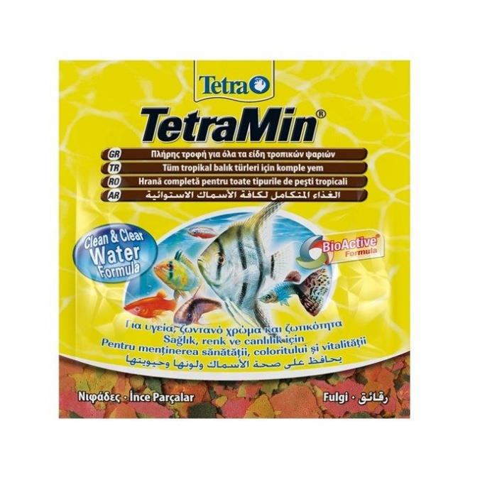 Tetramin Flakes Paket Pul Balık Yemi 12gr