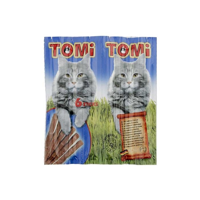 Tomi Somonlu Ve Alabalıklı Kedi Çubuk Ödülü 6X30gr