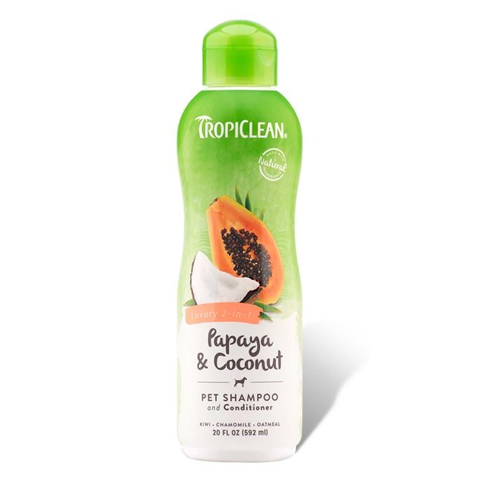 Tropiclean Luxury 2İn1 Papaya Ve Hindistan Cevizli Şampuan-Krem 355ml