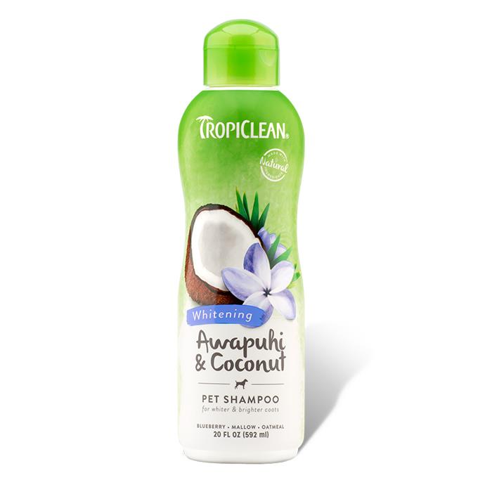 Tropiclean Whitening Awapuhi-Hindistan Cevizli Köpek Şampuanı 355ml