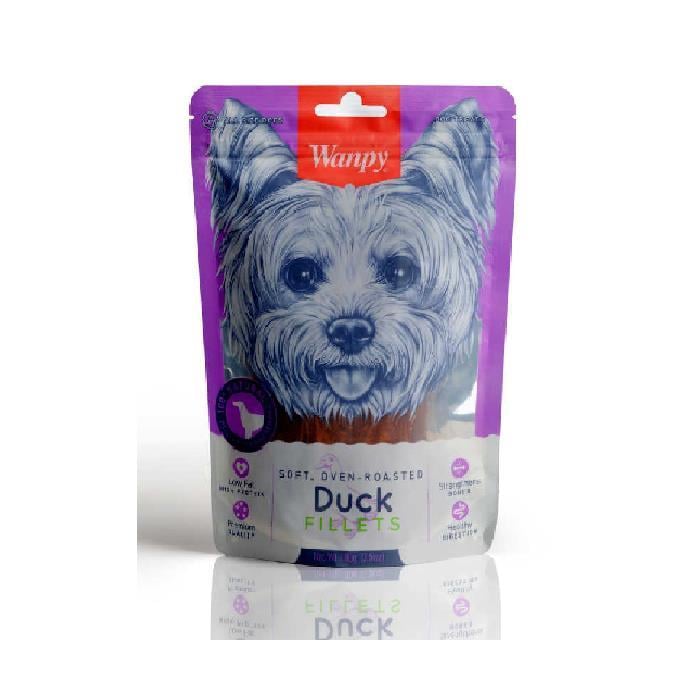 Wanpy Oven Roasted Gerçek Ördek Fileto 100gr. Köpek Ödülü