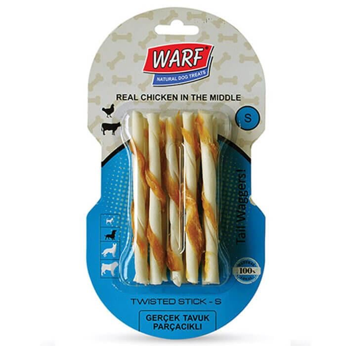 Warf Tavuklu Burgu Kemik 12cm 10'lu