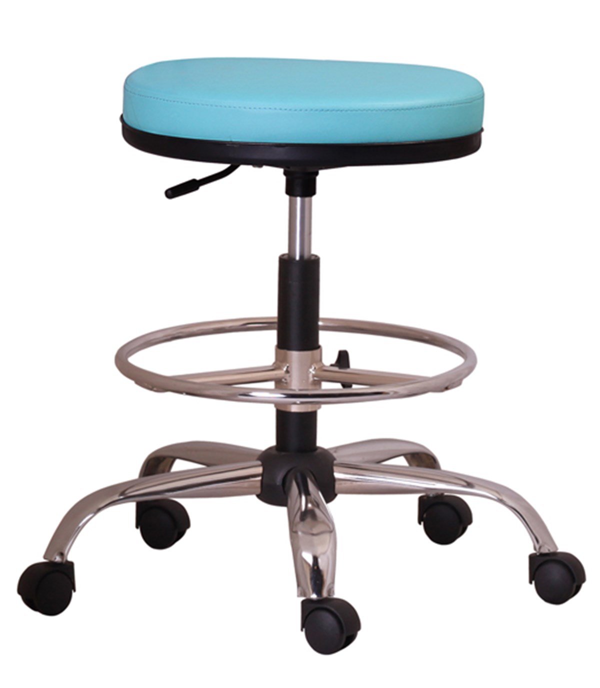 Tabure Krom Uzun Amortisör Çemberli