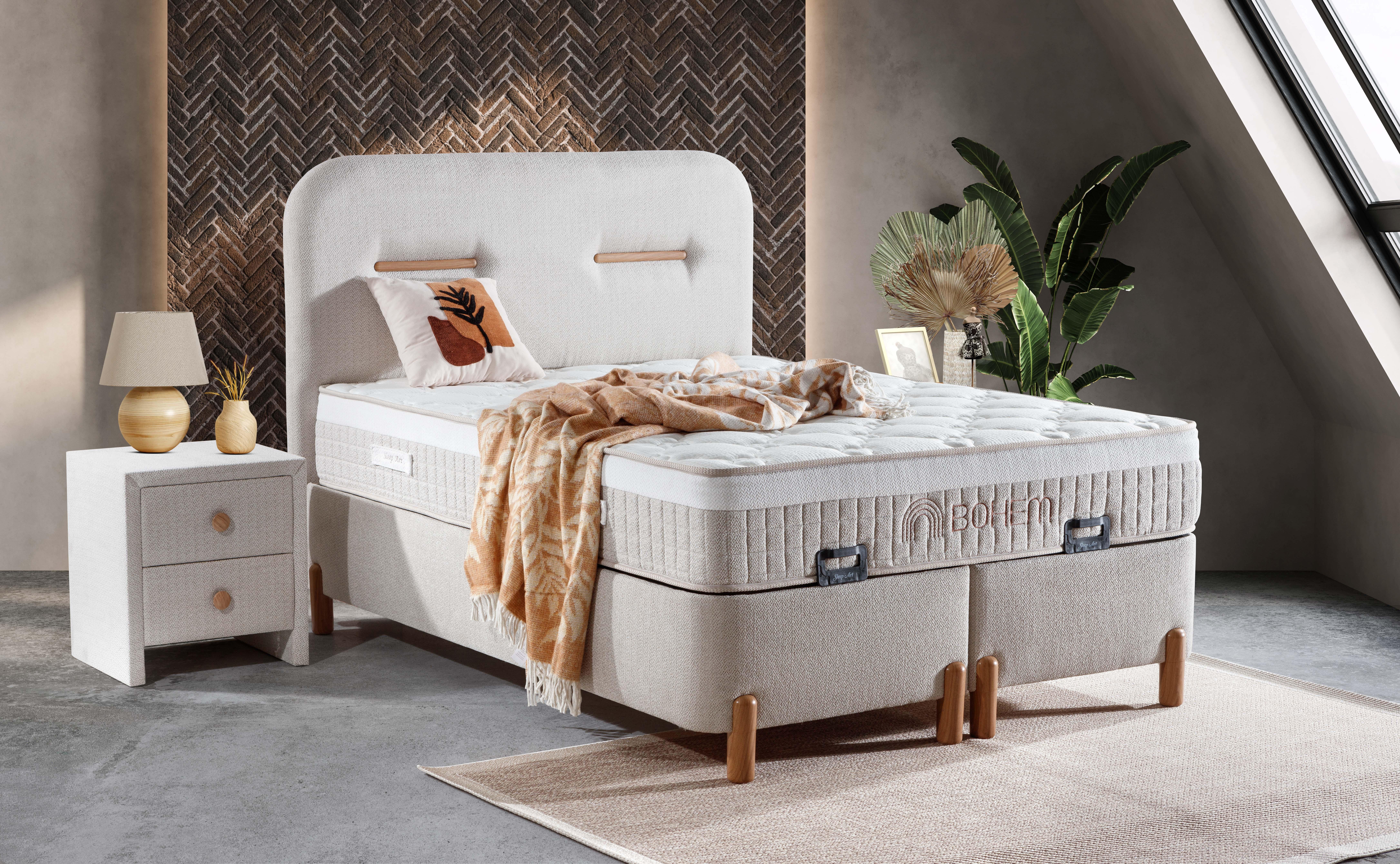 Bohem Set | Yatak, Baza ve Başlık Takımı