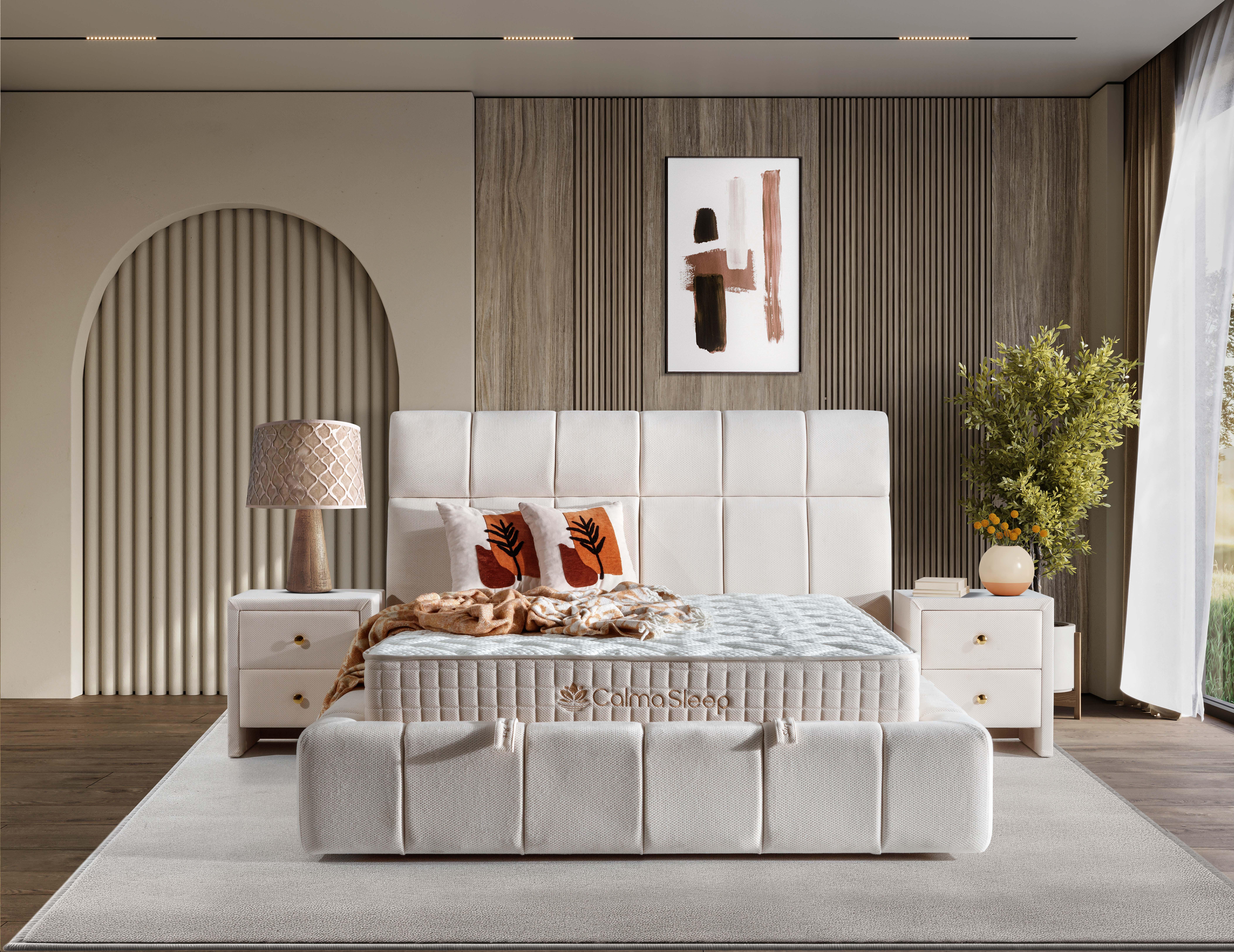 Calma Sleep Set | Yatak, Karyola ve Başlık Takımı