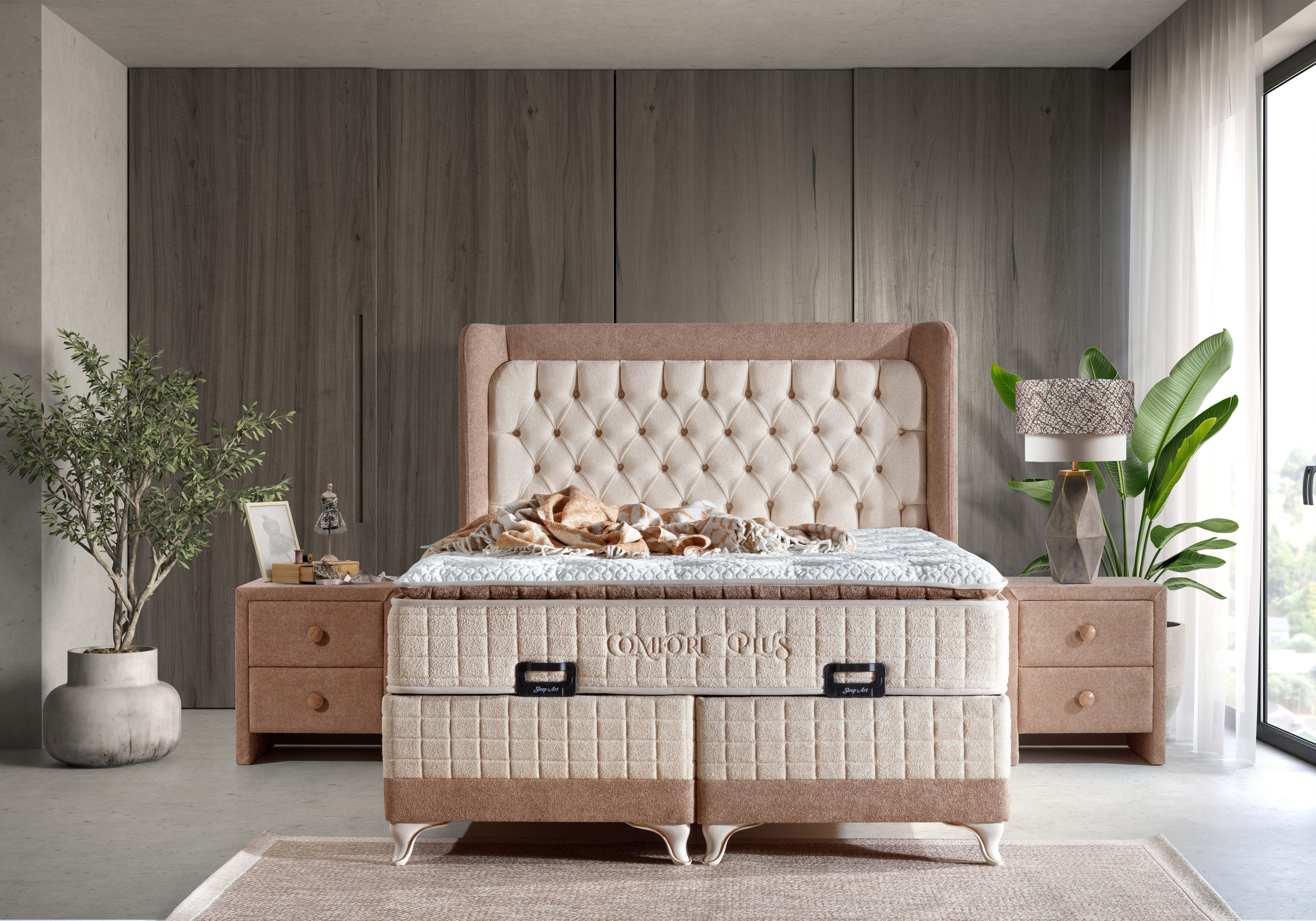 Comfort Plus Set | Yatak Baza Başlık Seti – Konfor ve Şıklık