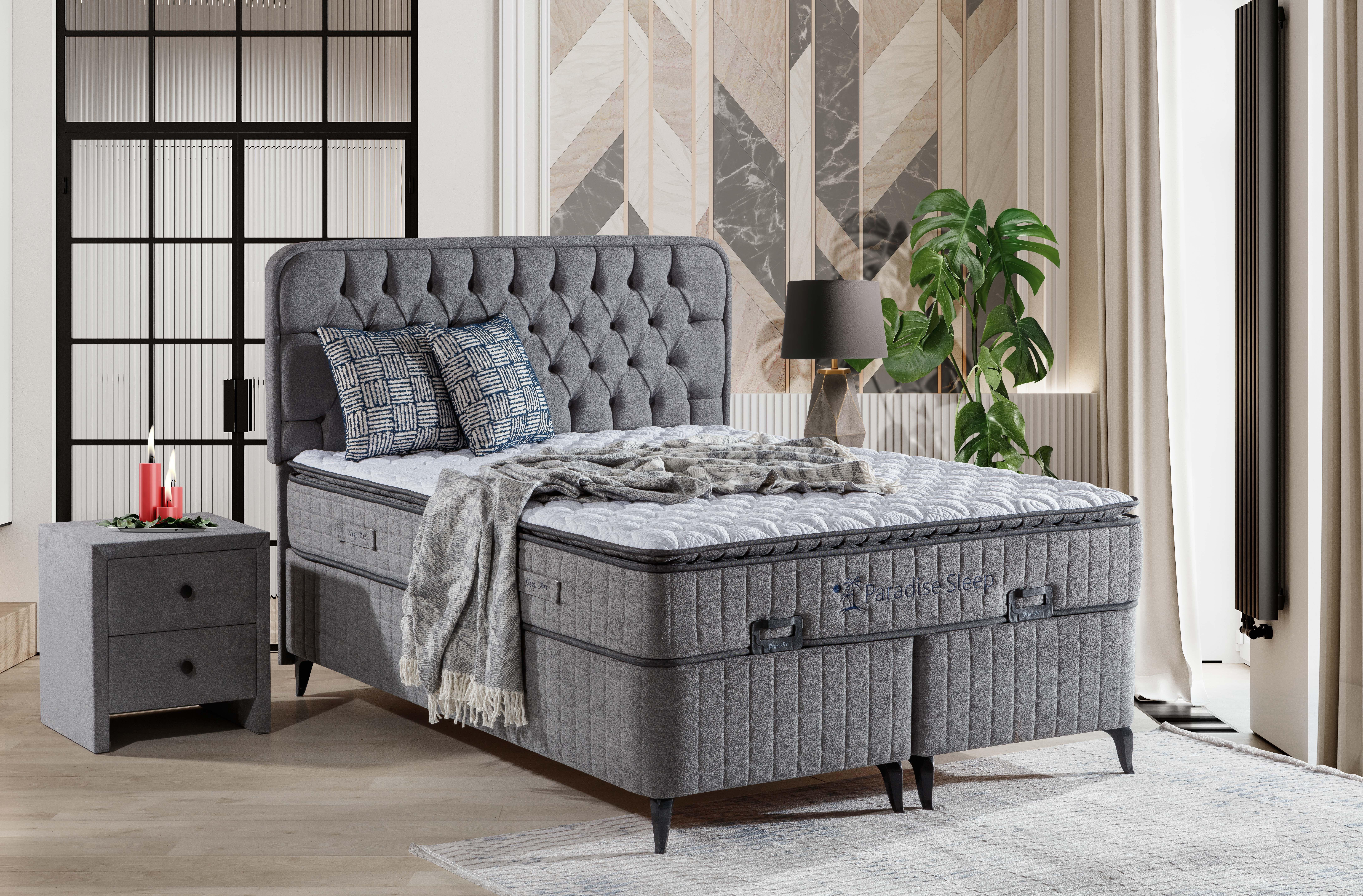 Paradise Sleep Set | Yatak, Baza ve Başlık Takımı