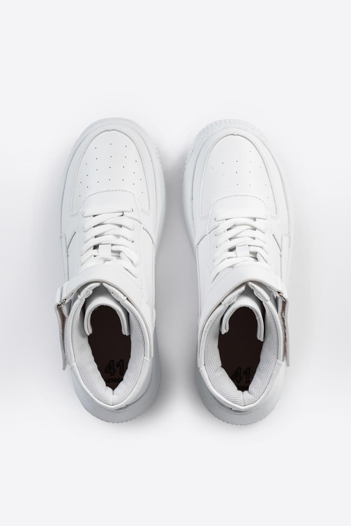 Letoon Leon01 Erkek Beyaz Bot Cırt CırtlıLetoon Leon01 Erkek Beyaz Bot Cırt Cırtlı