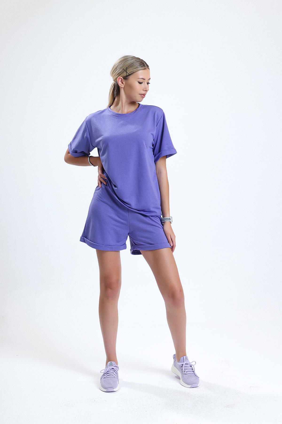 Letoon Ltn-G200 Kısa Kollu T-shirt Şort Takım Letoon Ltn-G200 Kısa Kollu T-shirt Şort Takım 
