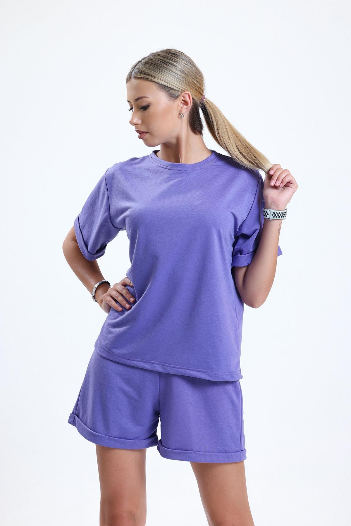 Letoon Ltn-G200 Kısa Kollu T-shirt Şort Takım Letoon Ltn-G200 Kısa Kollu T-shirt Şort Takım 