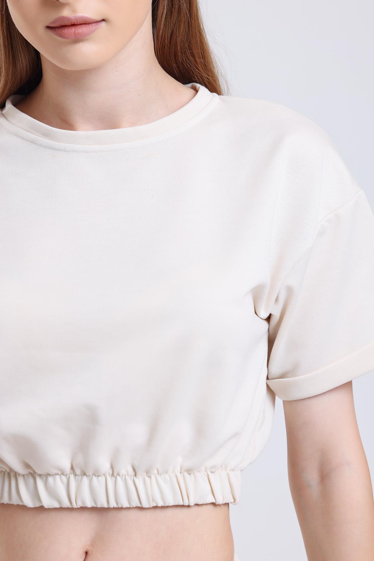 Letoon Ltn-G201 Crop Şort Takım