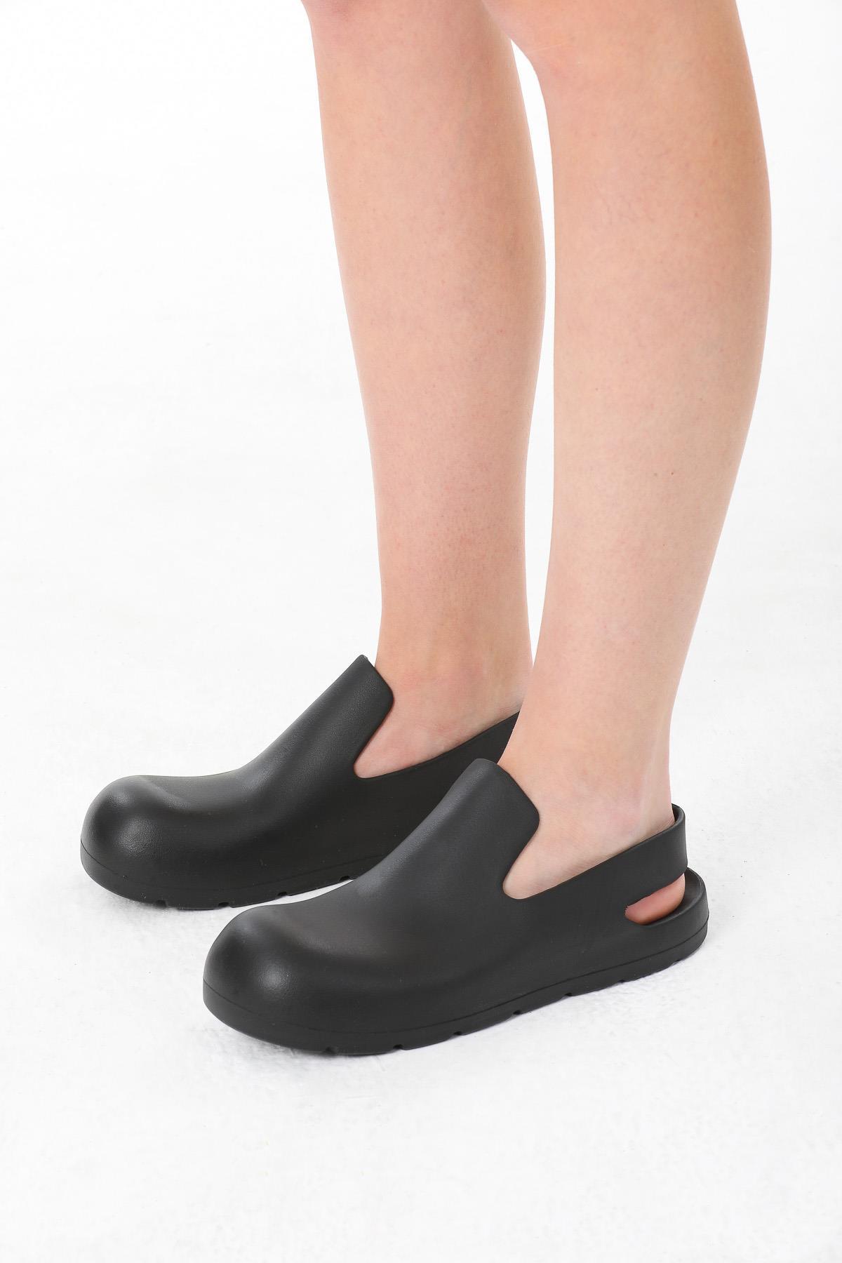 Letoon 1110 Kadın Siyah Sandalet