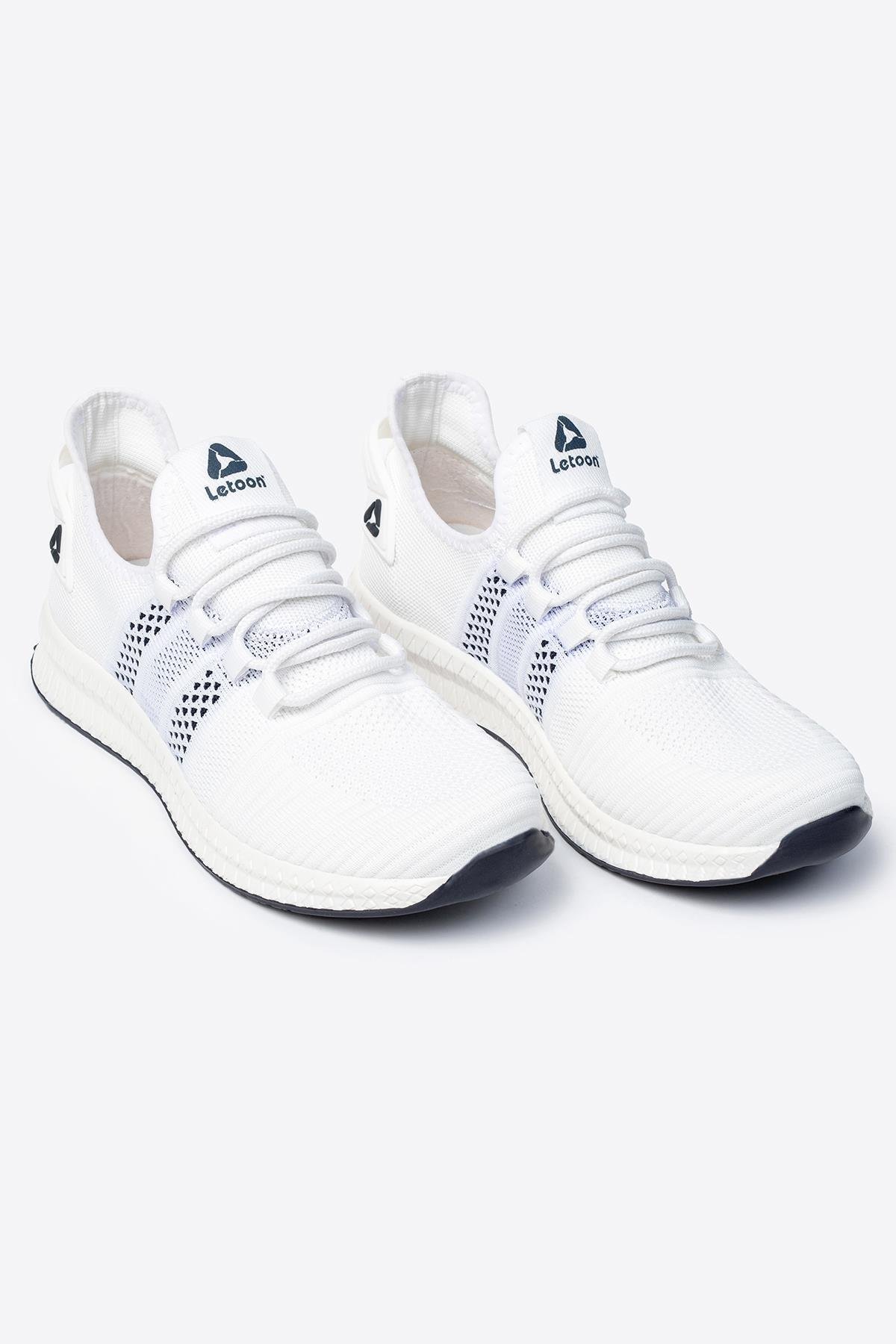 Letoon 2103 Beyaz Mavi Unısex Günlük Spor AyakkabıLetoon 2103 Beyaz Mavi Unısex Günlük Spor Ayakkabı