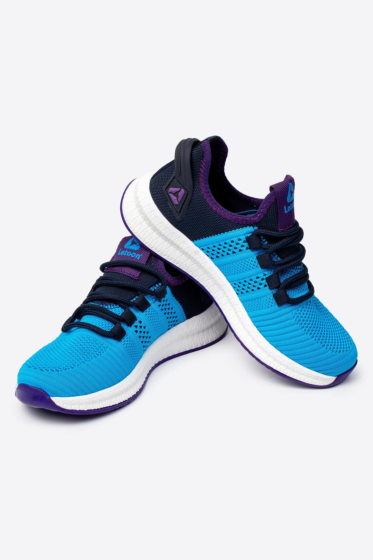 Letoon 2103 Unısex Siyah Su Yeşili Spor Ayakkabı