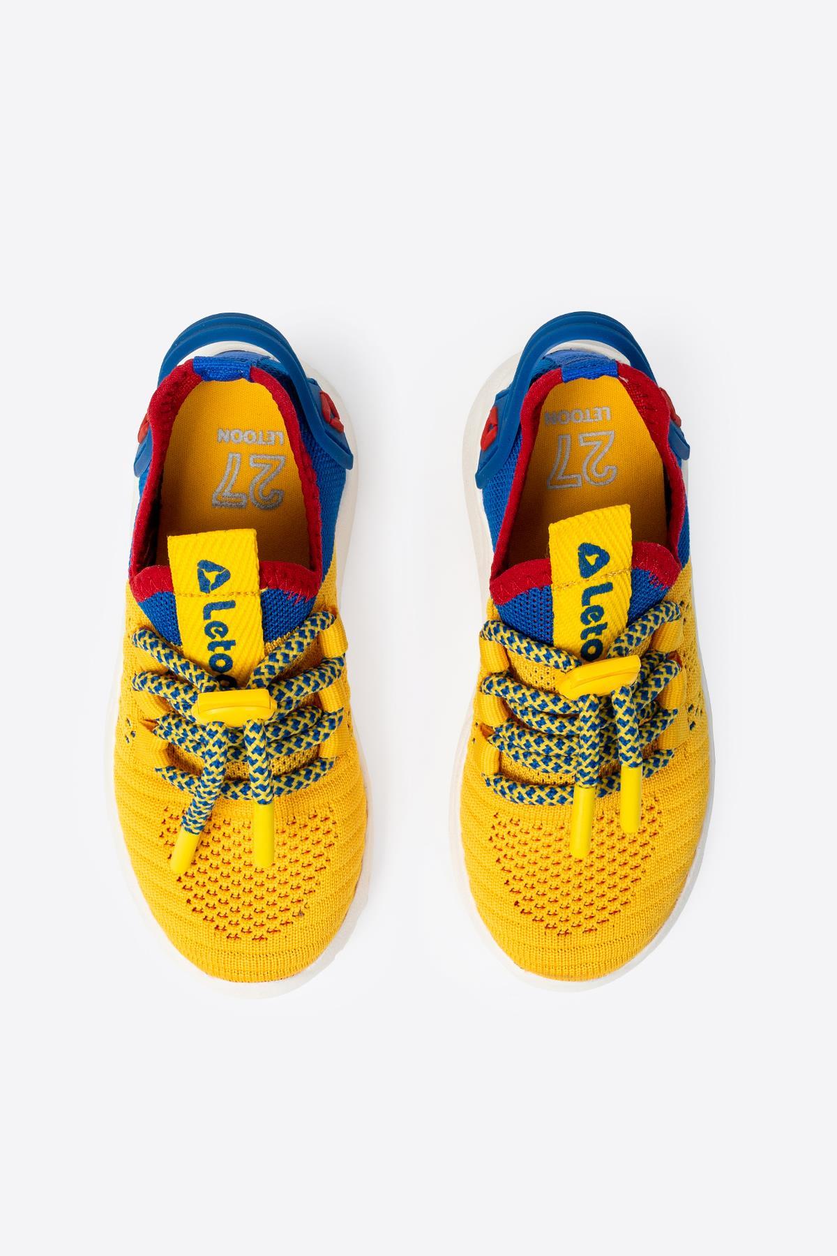 Unısex İndigo Renk Çocuk Sneaker 