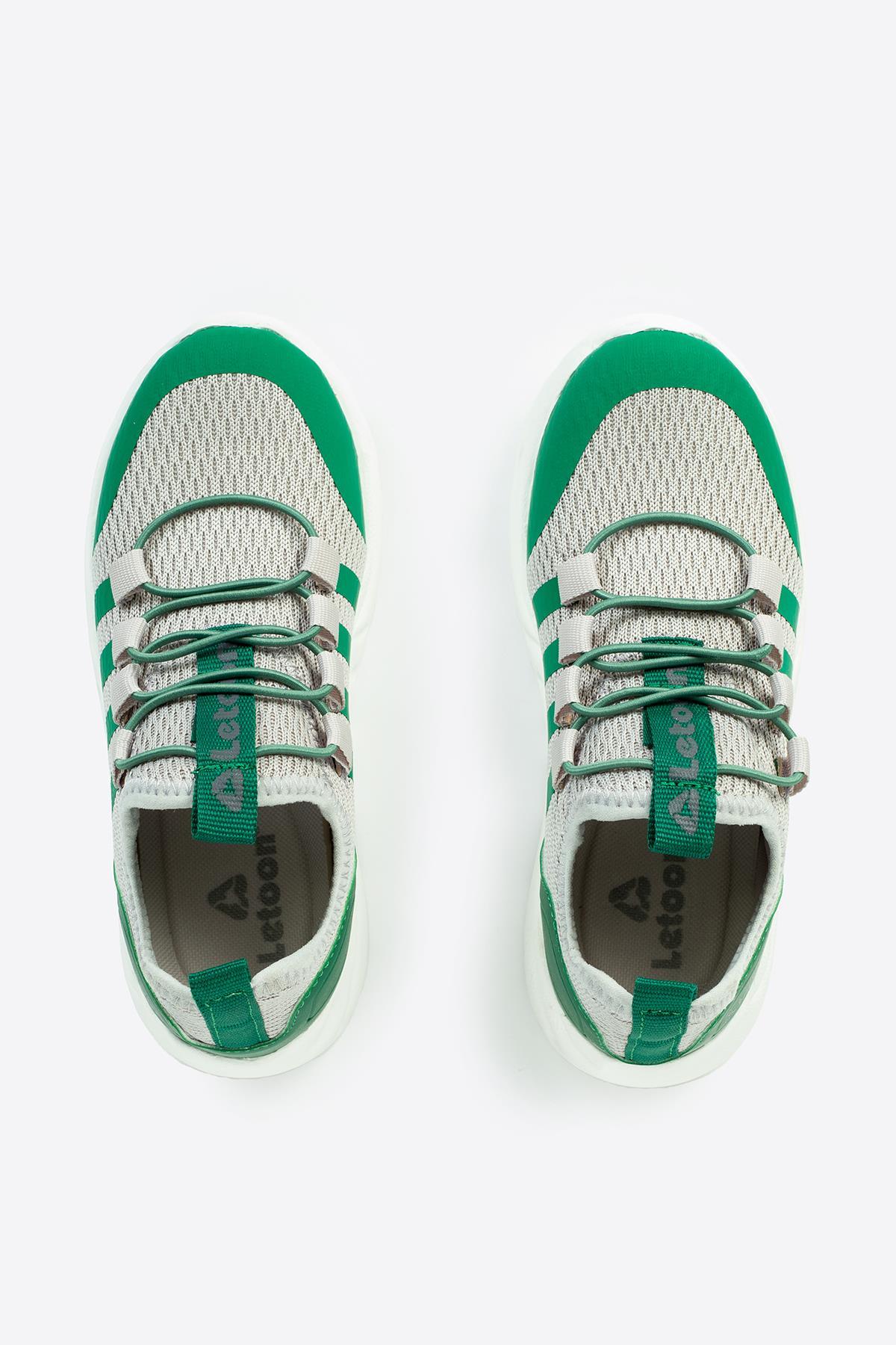Letoon 2104Junıor Unısex Gri Yeşil Çocuk Sneaker Letoon 2104Junıor Unısex Gri Yeşil Çocuk Sneaker 
