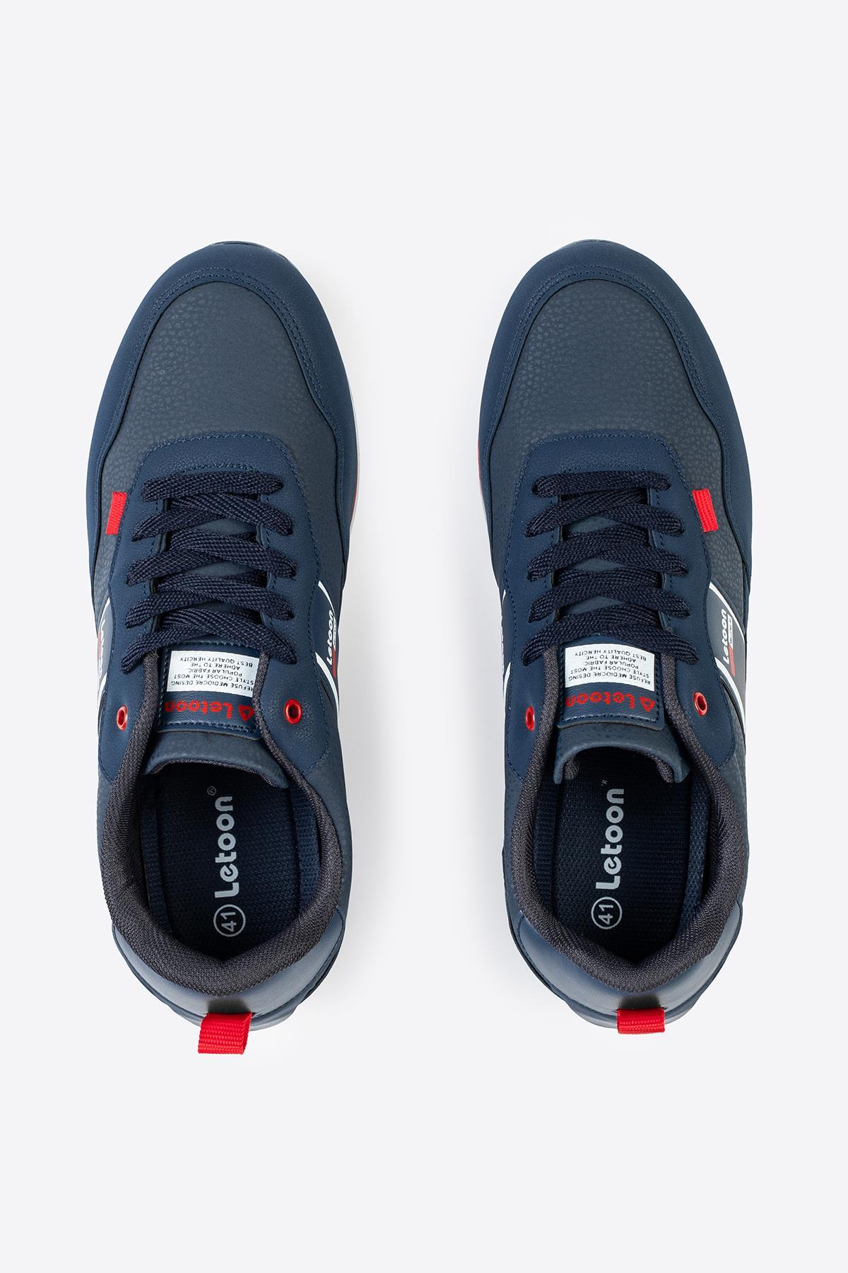 Letoon Cello-1 Baskılı Lacivert Erkek Rahat Spor Ayakkabı Letoon Cello-1 Baskılı Lacivert Erkek Rahat Spor Ayakkabı 