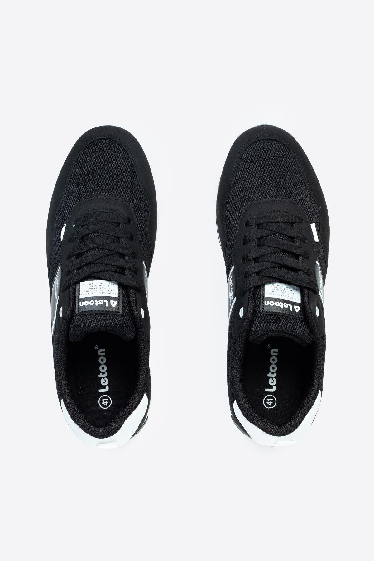 Letoon Cello Erkek Spor Ayakkabı  SİYAH MOR