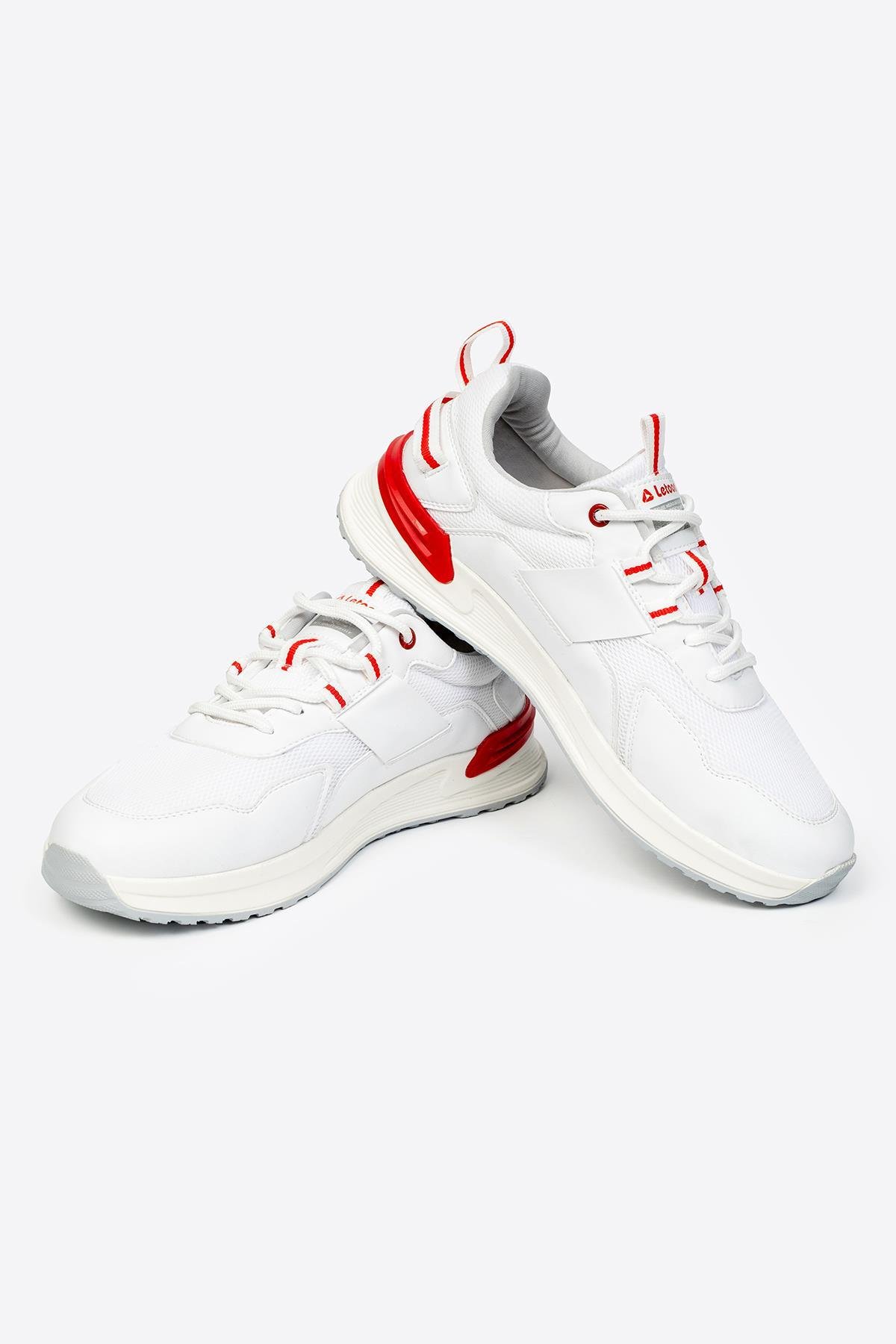 Letoon Dekart Erkek Beyaz Renk Günlük Baskılı Spor AyakkabıLetoon Dekart Erkek Beyaz Renk Günlük Baskılı Spor Ayakkabı