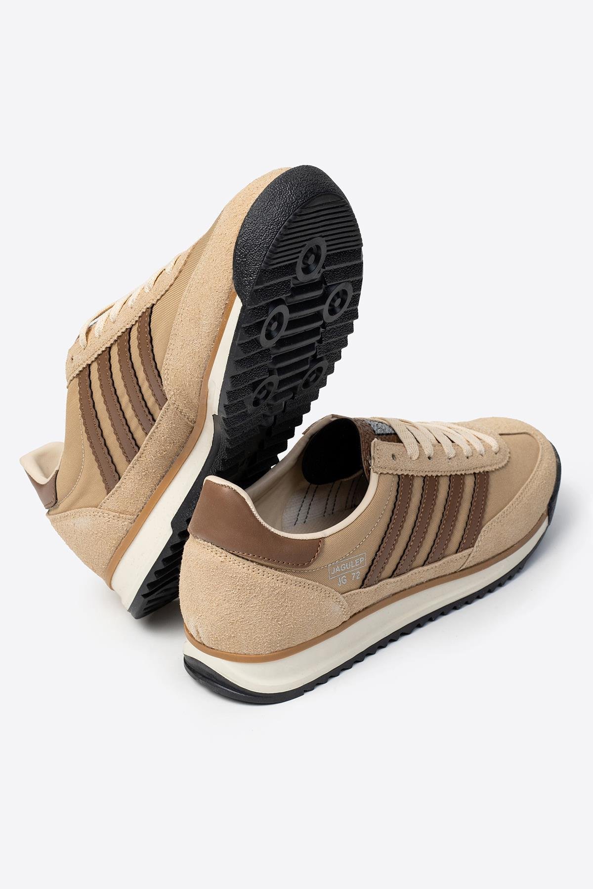 Erkek Kahverengi Günlük Rahat Spor Ayakkabı 