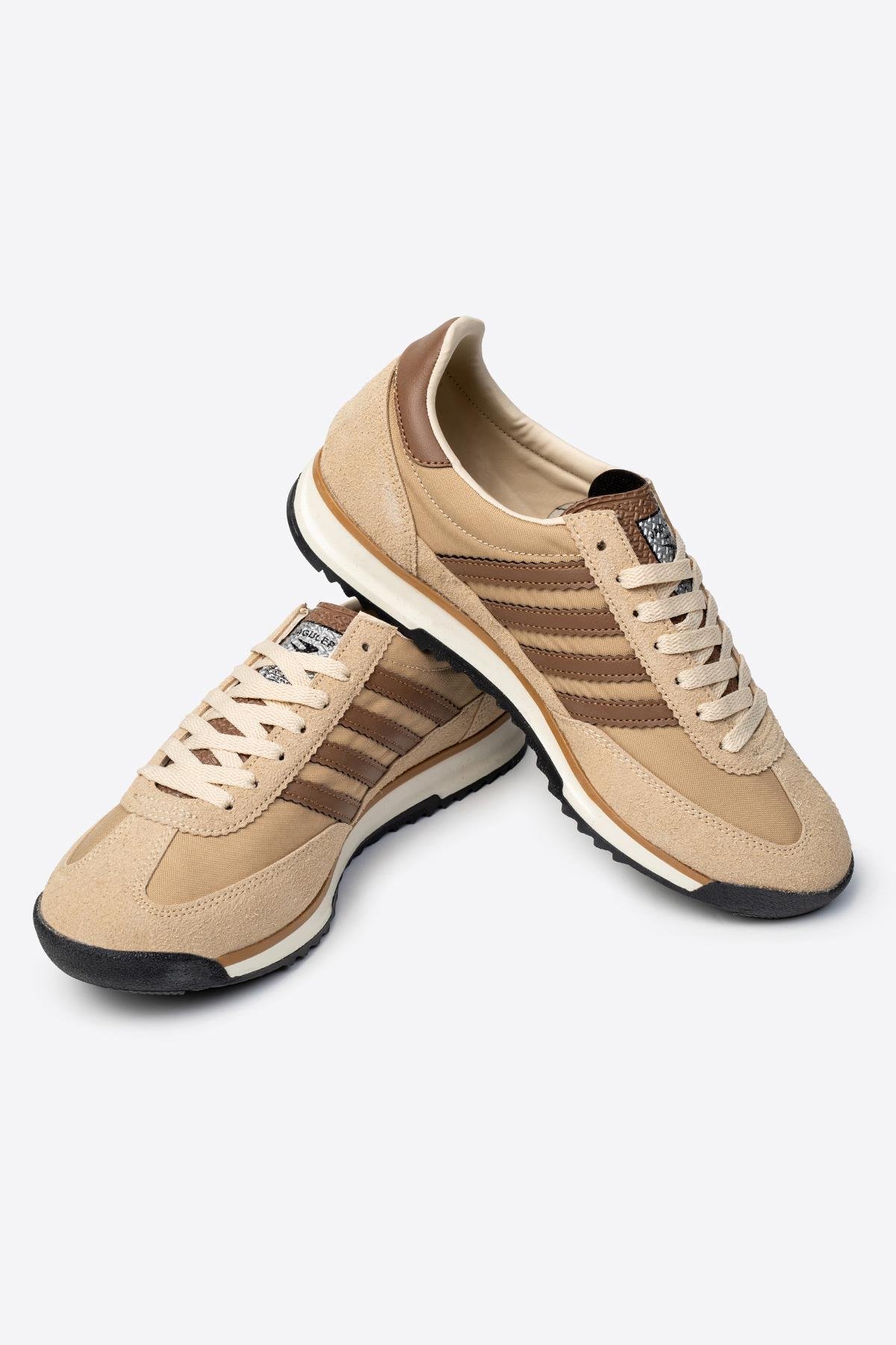 Erkek Kahverengi Günlük Rahat Spor Ayakkabı 
