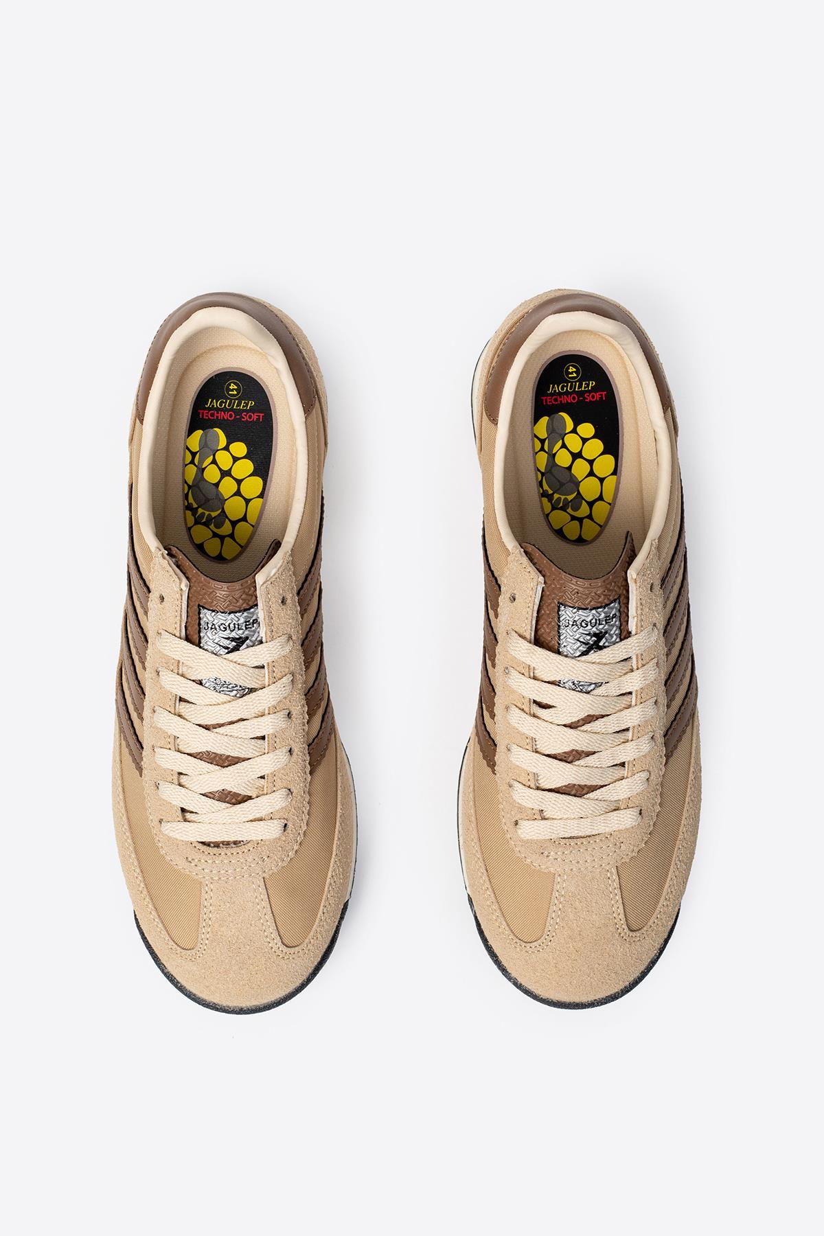 Erkek Kahverengi Günlük Rahat Spor Ayakkabı 