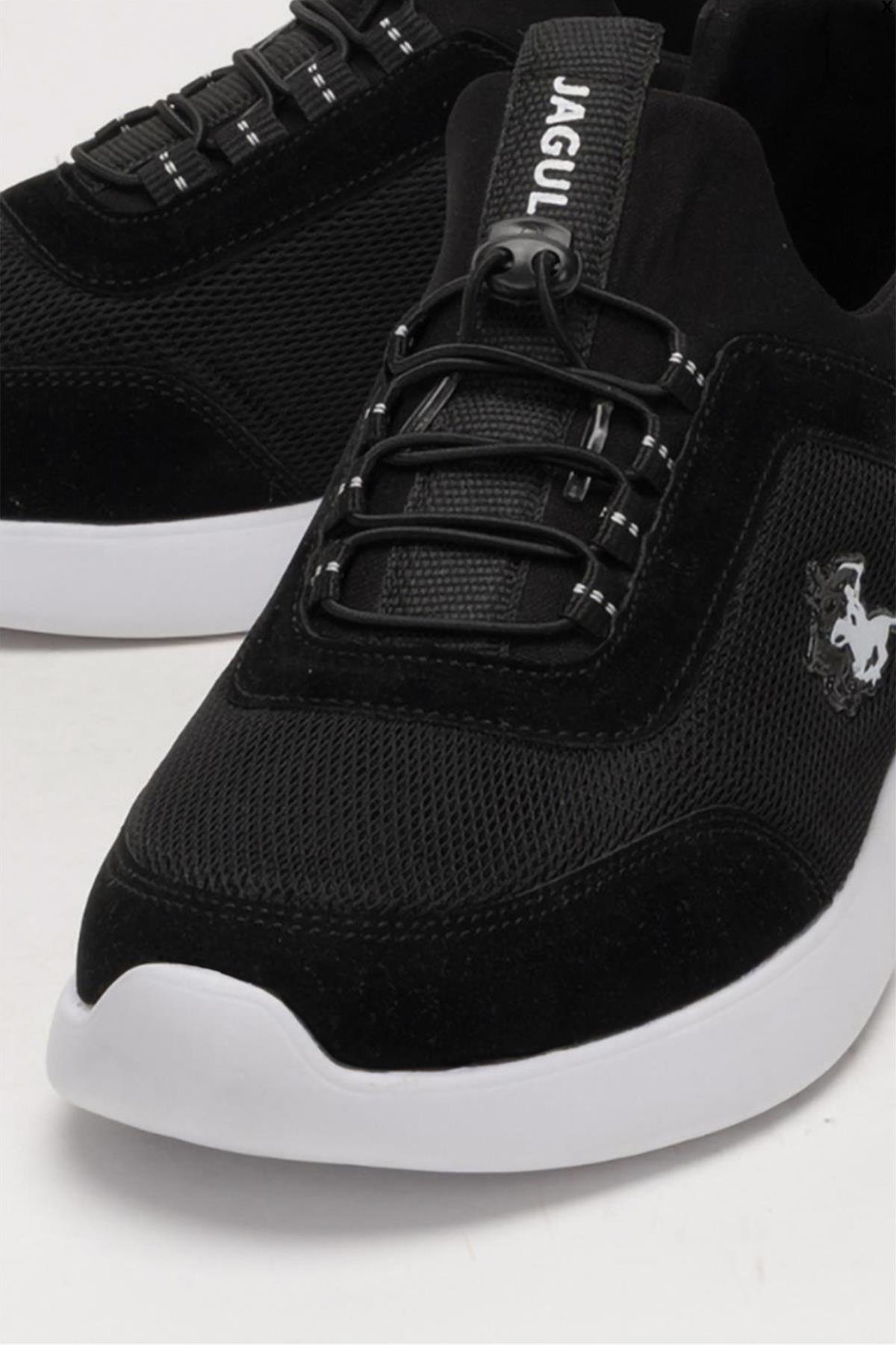 Erkek Konforlu Günlük Siyah Beyaz Spor Ayakkabı