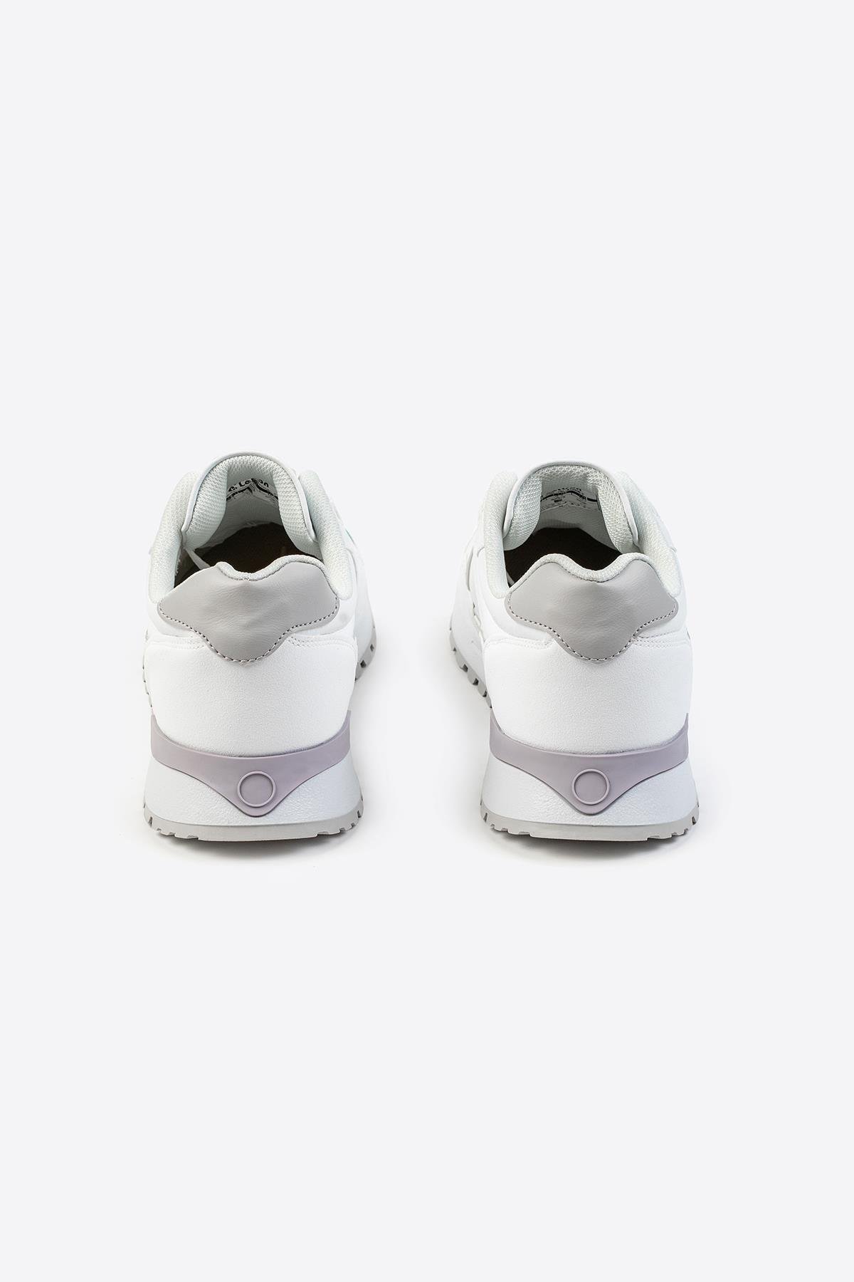 Letoon Logo Baskılı Erkek Premium Beyaz Sneaker 