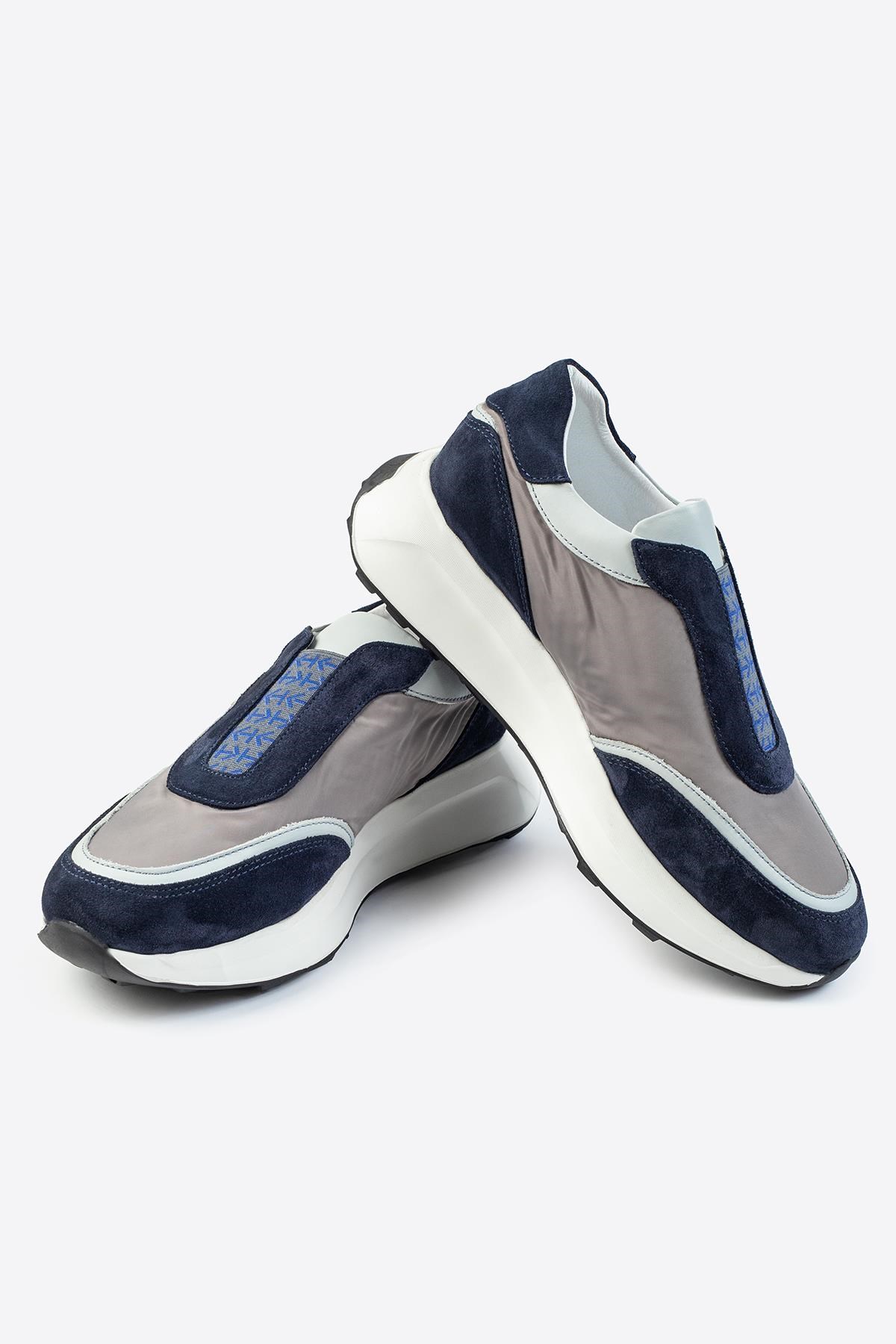 Letoon LTN-S03 Deri Lacivert Erkek Sneaker